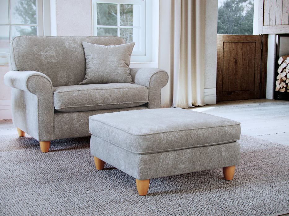 Footstool Sic - Glory 3 Beige The Great Sofa Company | Sinatra | Dorchester | Abingdon | Ashbury
