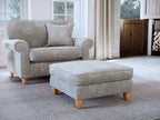 Footstool Sic - Glory 3 Beige The Great Sofa Company | Sinatra | Dorchester | Abingdon | Ashbury