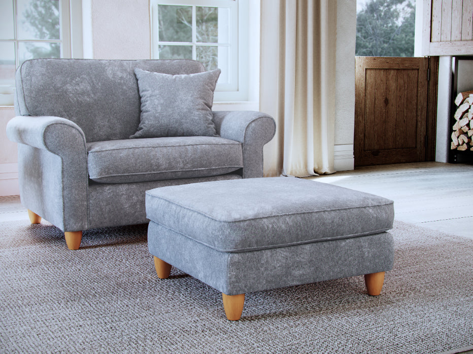 Footstool Sic - Glory 18 Anthracite The Great Sofa Company | Sinatra | Dorchester | Abingdon | Ashbury