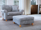 Footstool Sic - Glory 18 Anthracite The Great Sofa Company | Sinatra | Dorchester | Abingdon | Ashbury