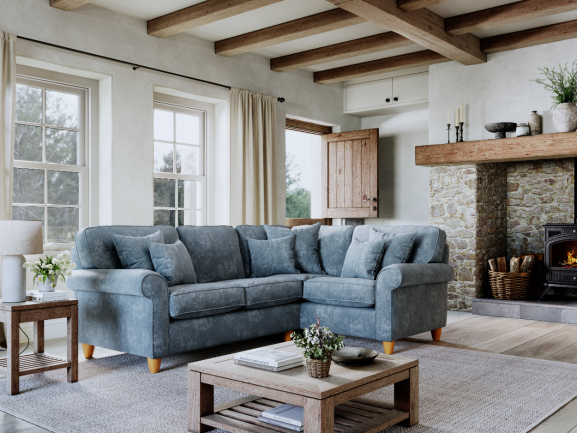 2 Corner 1 Sofa Sic - Glory 13 Steel The Great Sofa Company | Sinatra | Dorchester | Abingdon | Ashbury