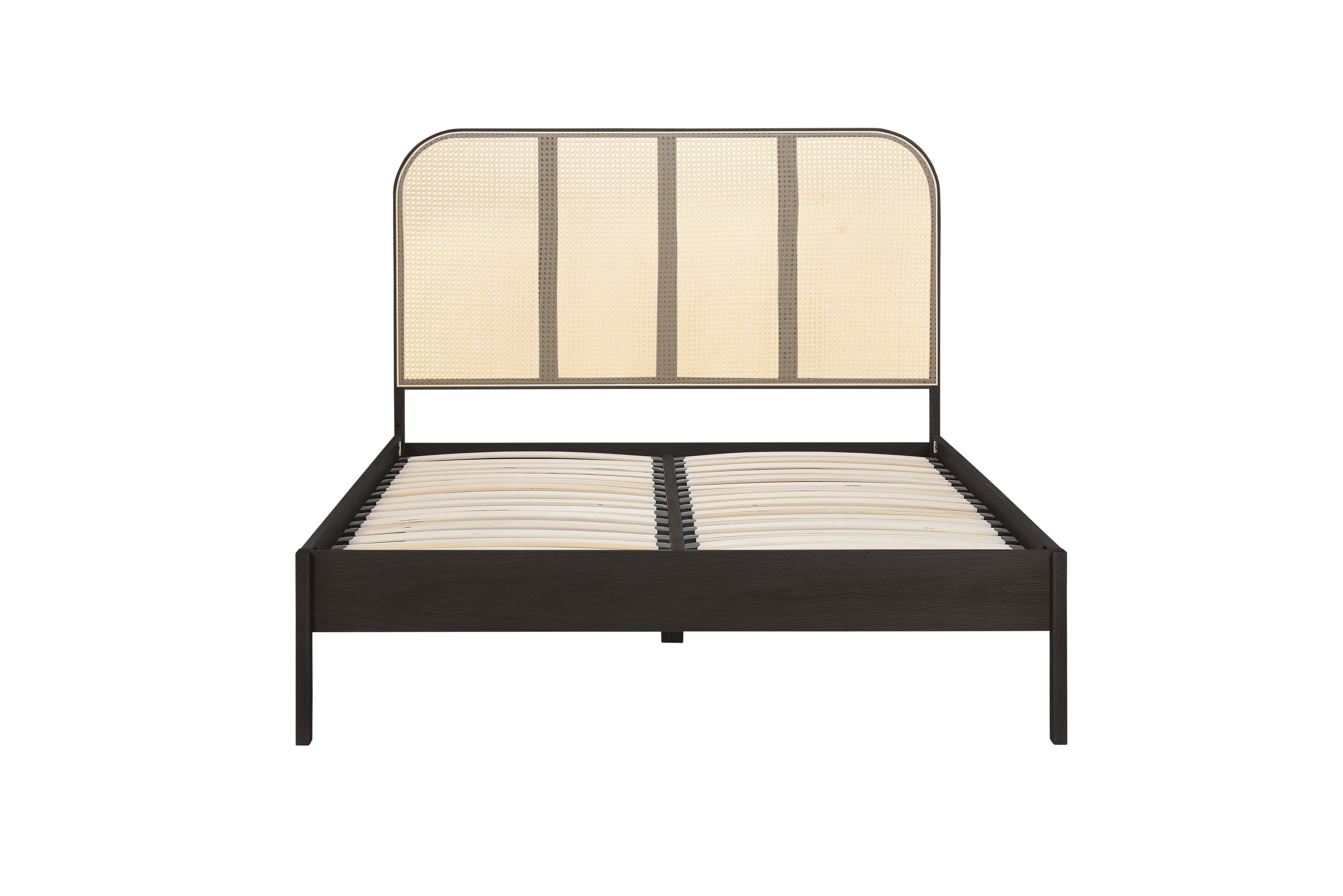 180cm Margot Rattan Bed Black