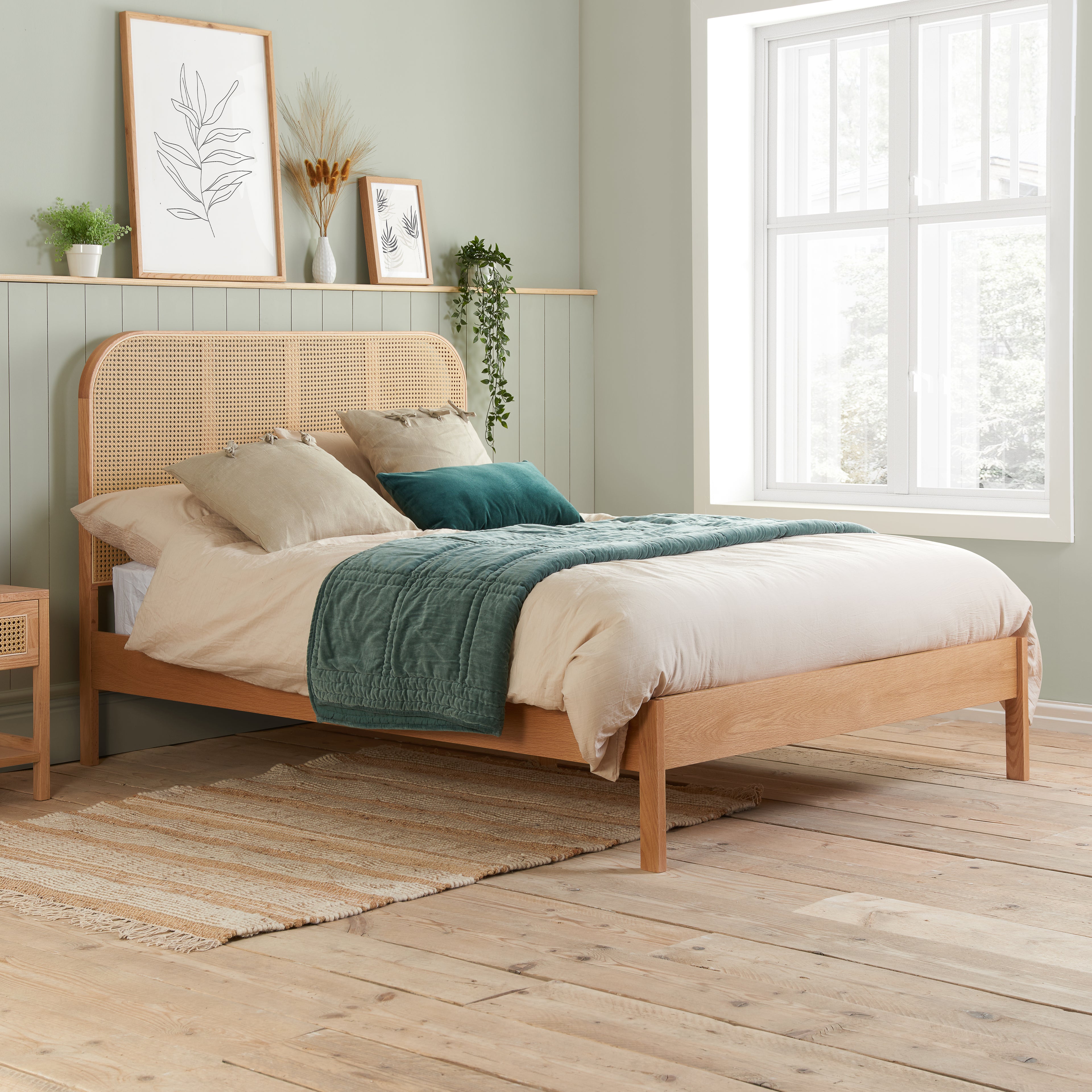 Margot Super King Rattan Bed