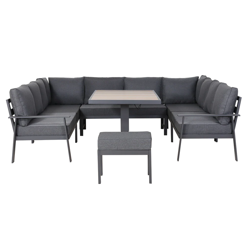 Titan Range U-Shape Corner Sofa Set with Rising Table
