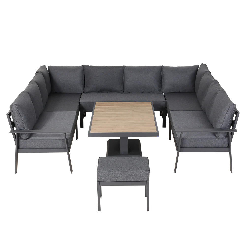 Titan Range U-Shape Corner Sofa Set with Rising Table