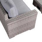 Corner Large Dining Set with Rising Table (Right Hand) gREY