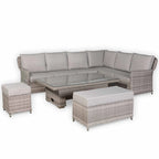 Havana Range High Back Right Hand Corner Sofa Set with Rising Table