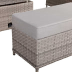Havana Range Round Corner Sofa Set with Rising Table