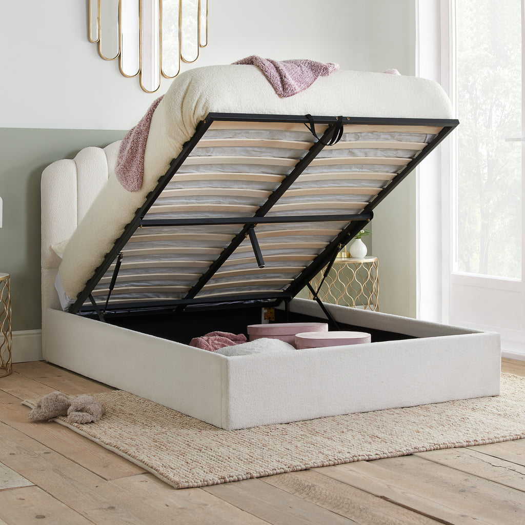 Monaco Double Ottoman Bed