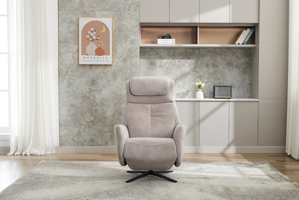 Rowden Swivel Chair With Massage Oyster