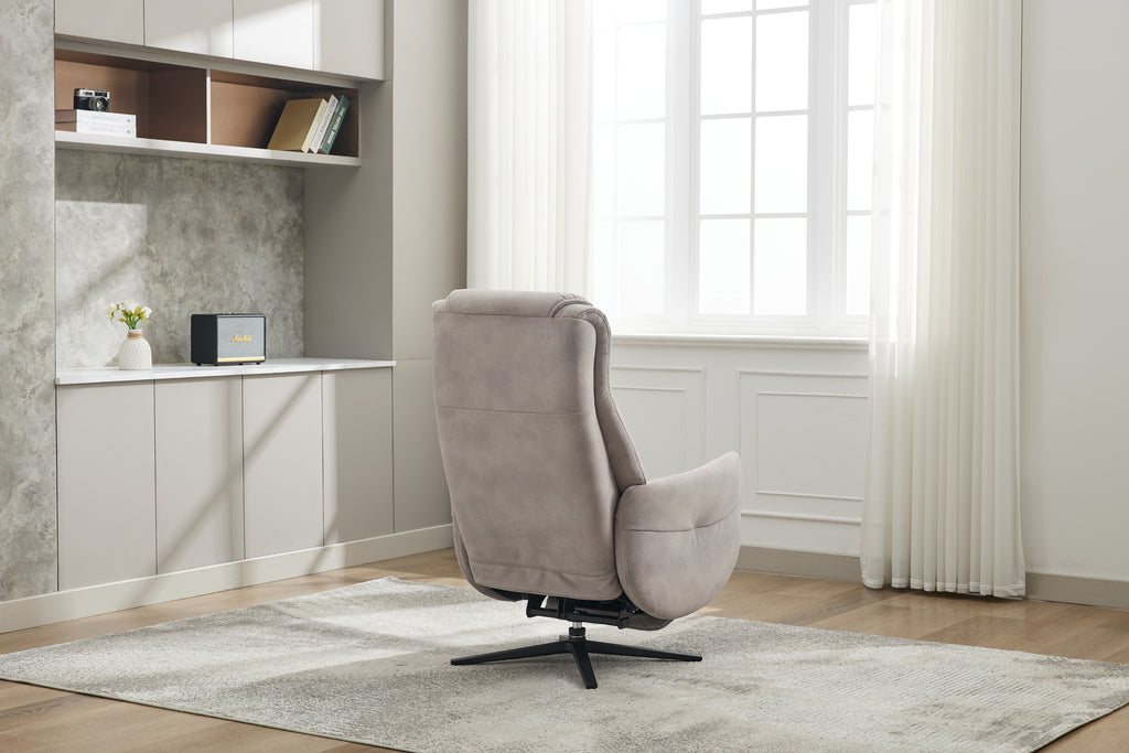 Rowden Swivel Chair With Massage Oyster