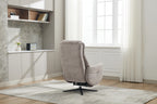 Rowden Swivel Chair With Massage Oyster