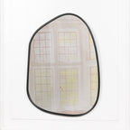 Black Framed Asymmetrical Wall Mirror