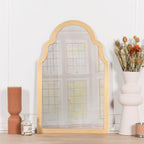 Gold Arch Metal Wall Mirror