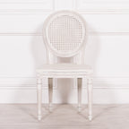 Off White Chateau Rattan Dining Chair