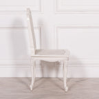 Off White Rattan Dining or Bedroom Chair