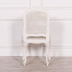 Off White Rattan Dining or Bedroom Chair