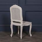 Off White Rattan Dining or Bedroom Chair