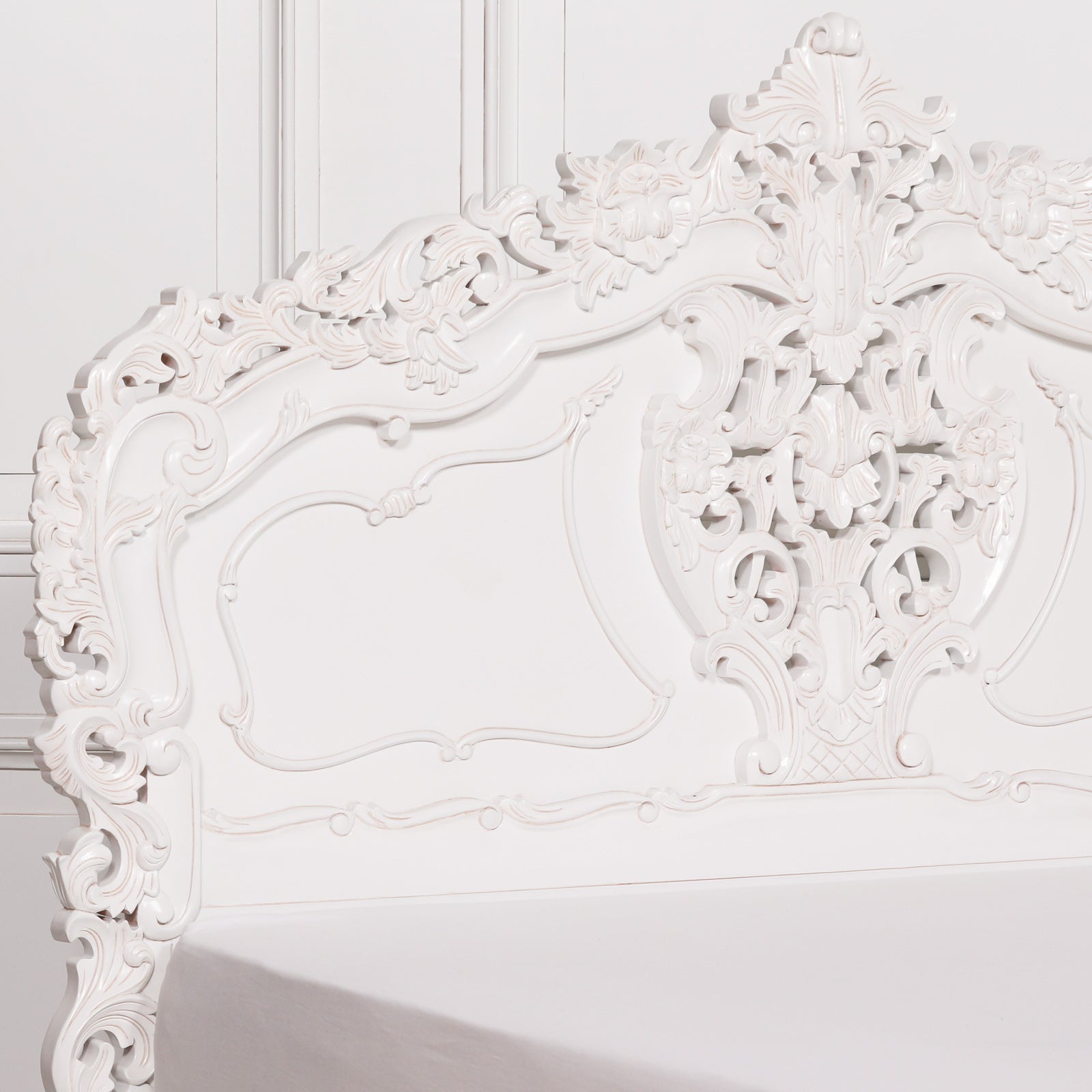 Rococo 5ft King Size Carved Bed