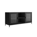 MADDOX MATTE BLACK / REEDED MEDIA UNIT
