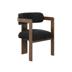 MAI BLACK / WALNUT DINING CHAIR