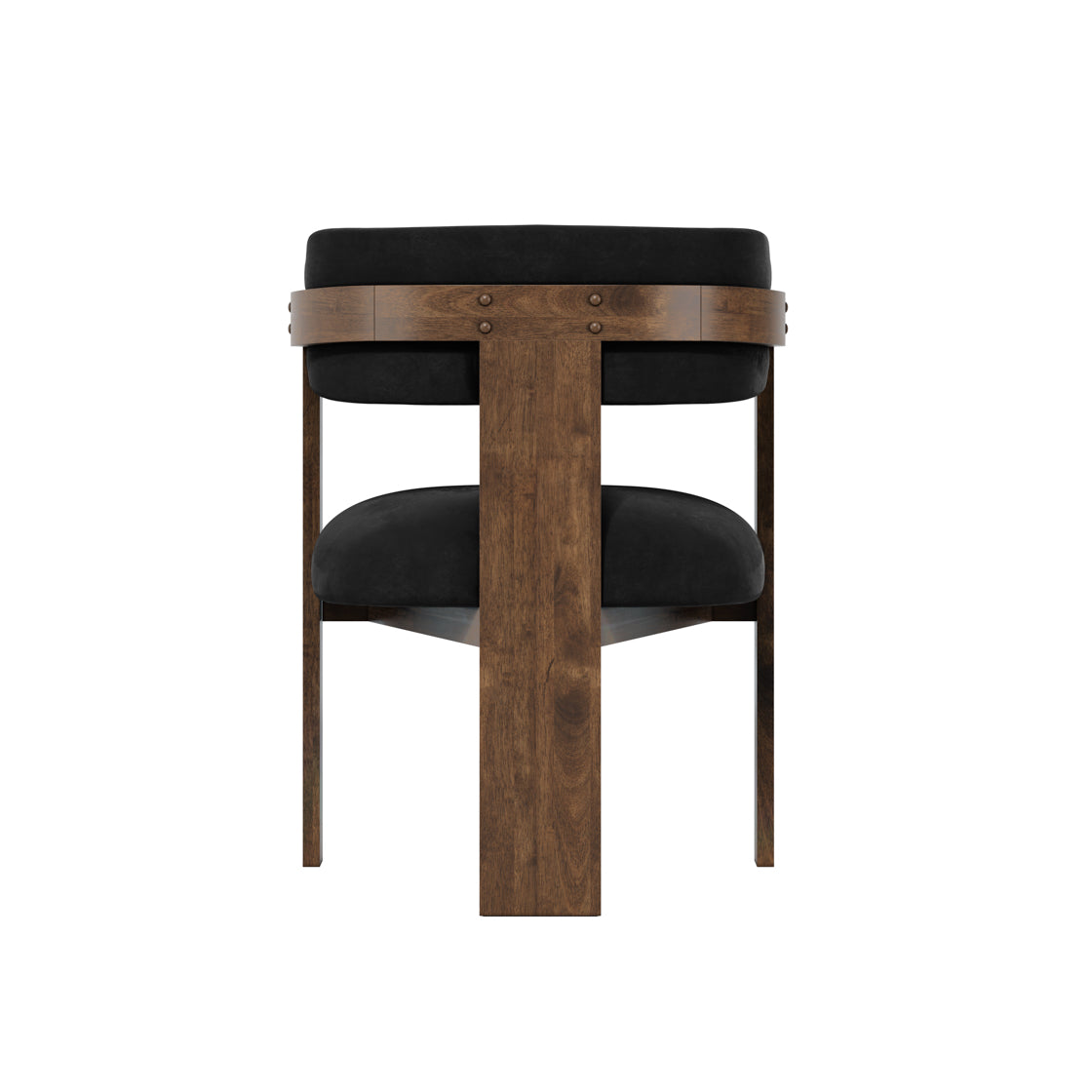 MAI BLACK / WALNUT DINING CHAIR