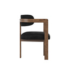 MAI BLACK / WALNUT DINING CHAIR