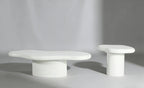 Marcello Coffee & End Table White Set Of 2