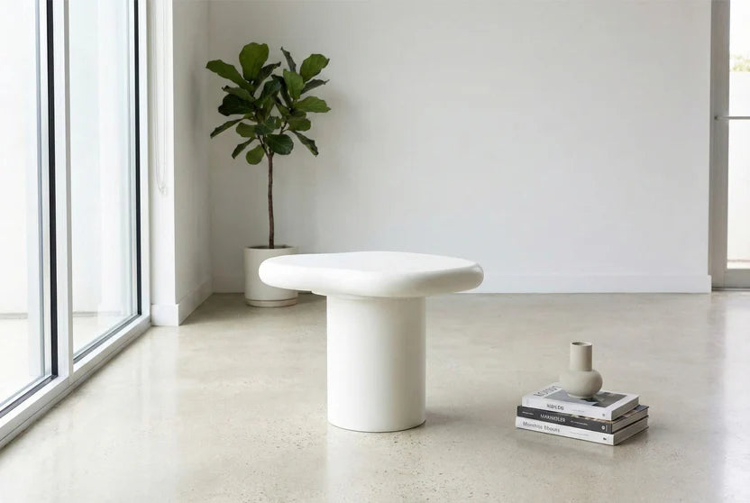 Marcello Coffee & End Table White Set Of 2