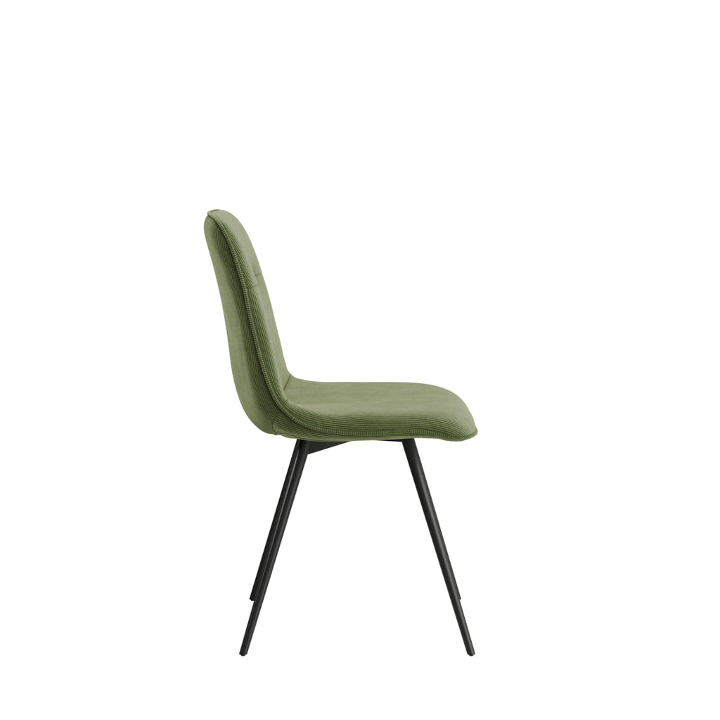 Maxi Moss and Black Dining Chair (Set Of 2)