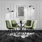 Maxi Moss and Black Dining Chair (Set Of 2)