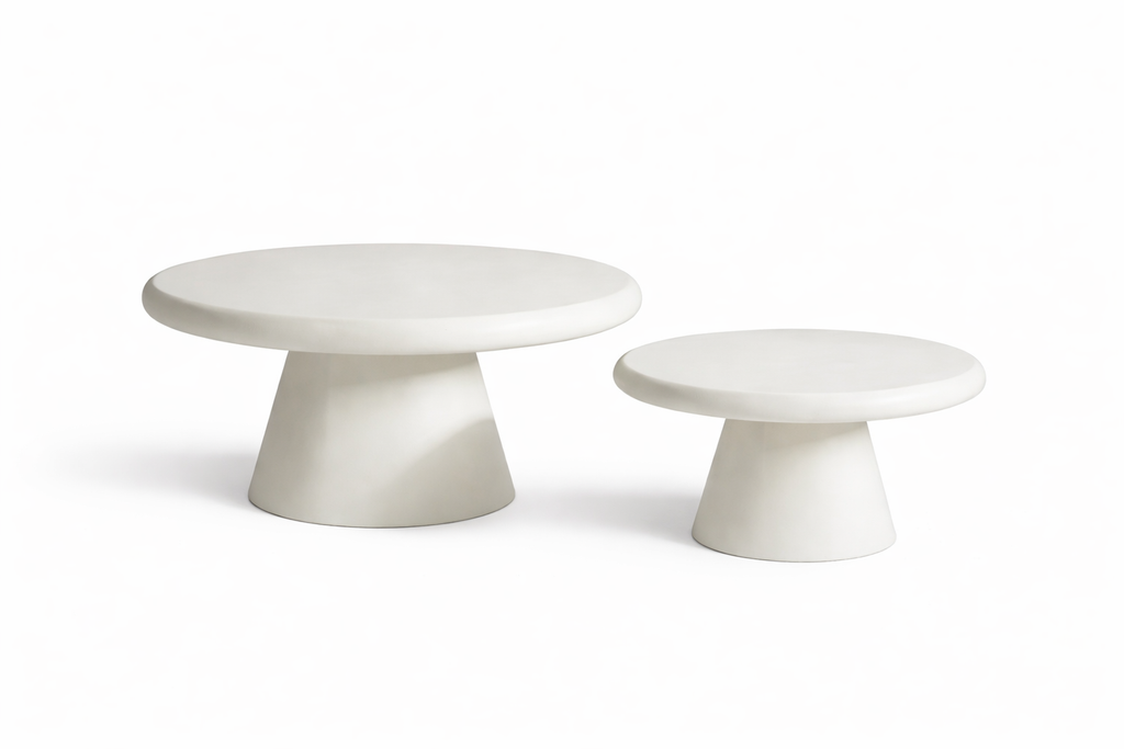 Emilia Coffee & End Table White