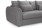 Mirabel Sofa Black Grey Right Hand Facing Corner