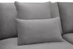 Mirabel Sofa Black Grey Right Hand Facing Corner