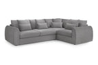 Mirabel Sofa Black Grey Right Hand Facing Corner