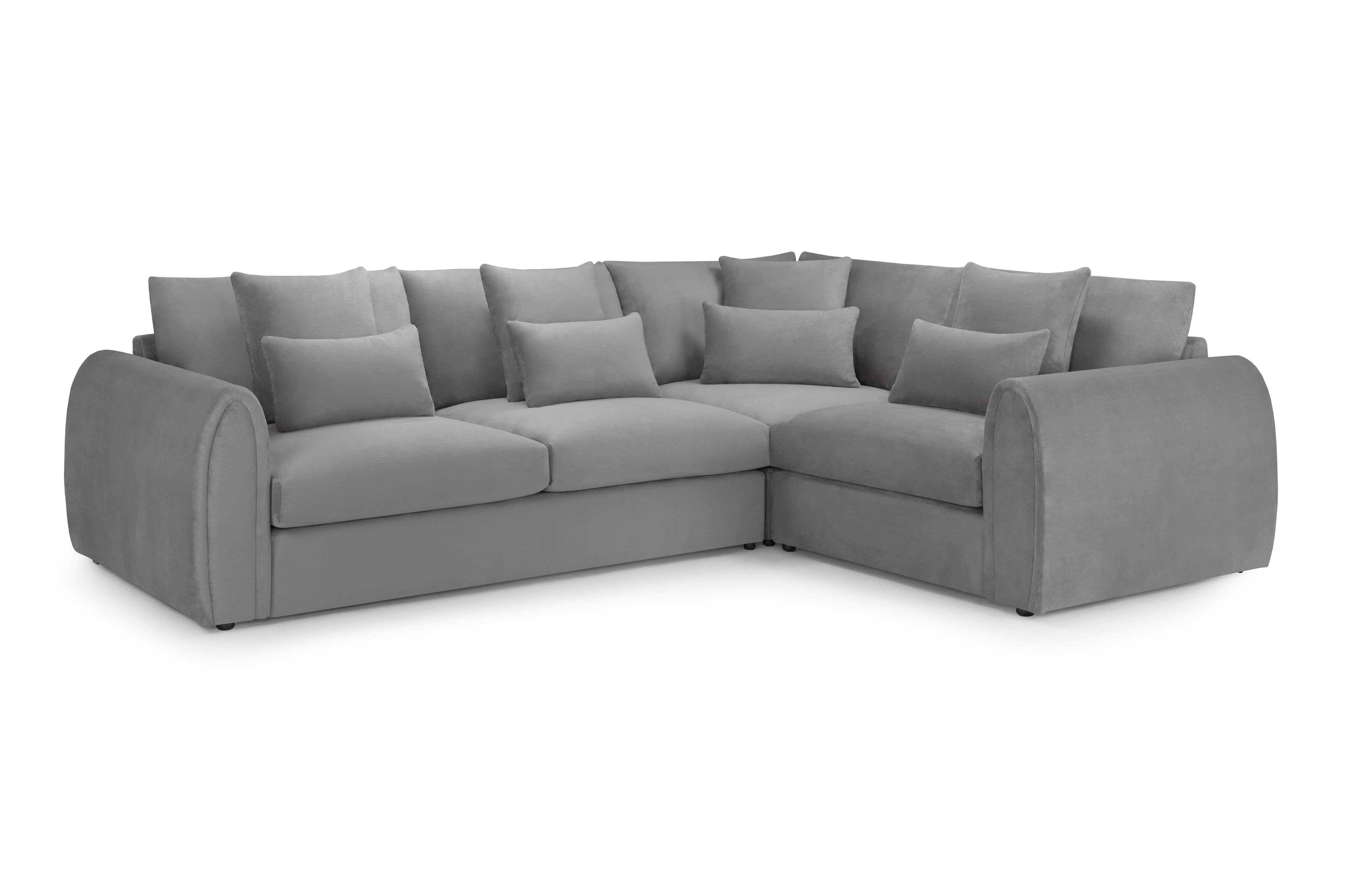 Mirabel Sofa Black Grey Right Hand Facing Corner