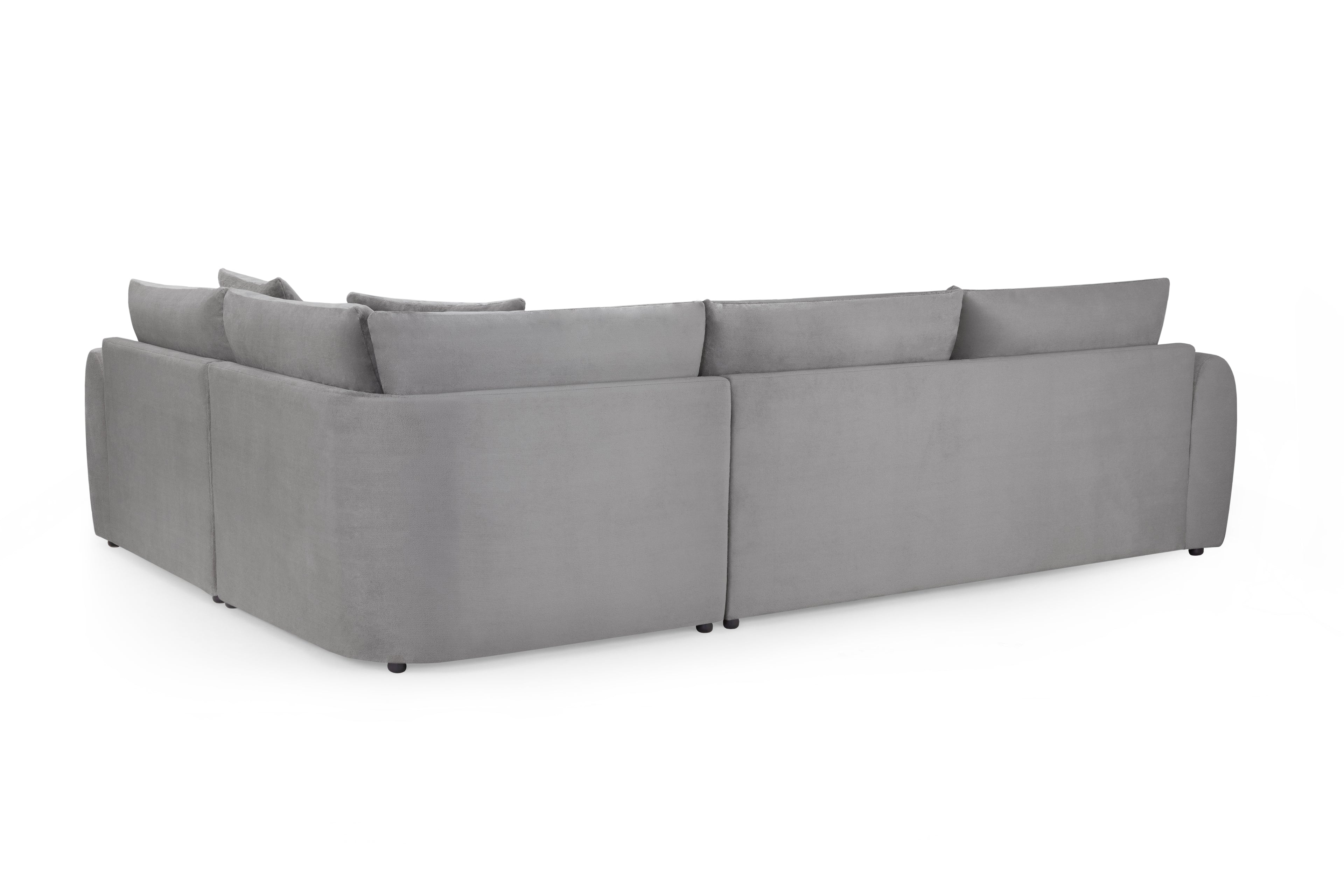 Mirabel Sofa Black Grey Right Hand Facing Corner