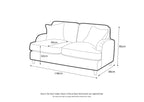 2 Seater Sofa Manhattan Ice The Great Sofa Company | Piper | Vienna | Arthur | Emeline | Swift | Morris