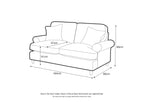 2 Seater Sofa Manhattan Charcoal The Great Sofa Company | Victoria | Bromfield | Lola | Alfie | Mari | Longfellow | Duresta Style