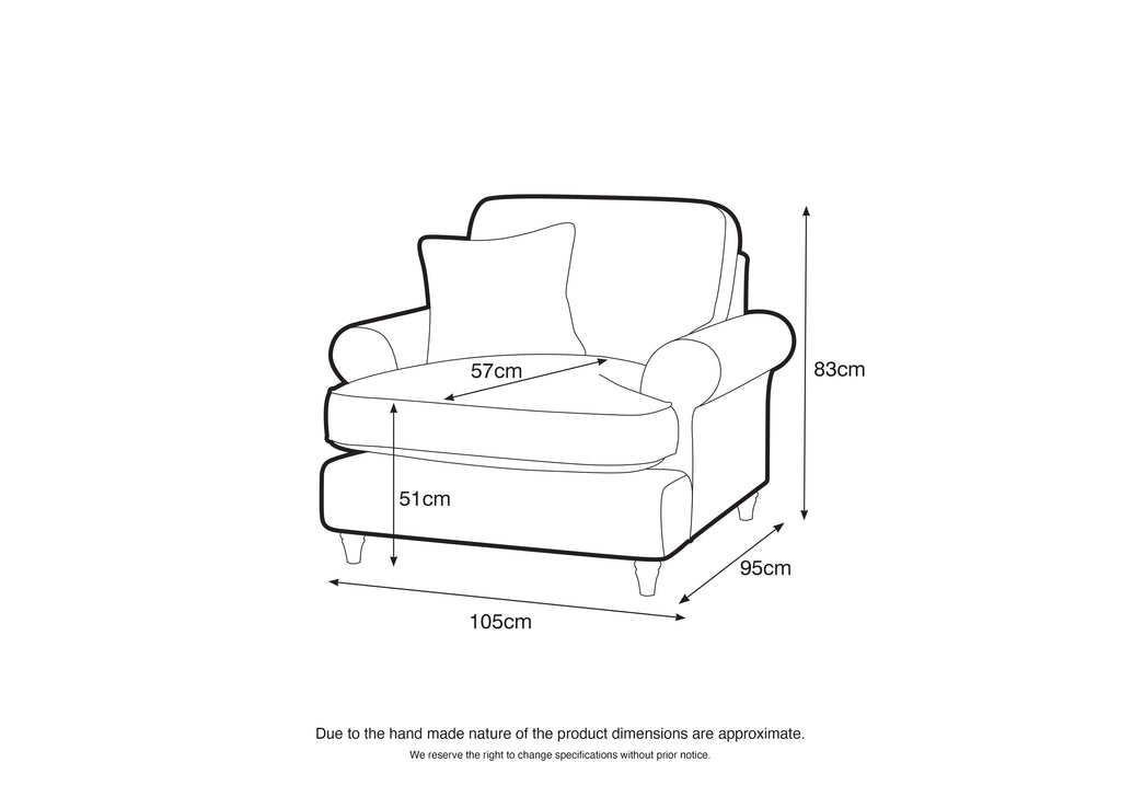 Armchair Manhattan Putty The Great Sofa Company | Victoria | Bromfield | Lola | Alfie | Mari | Longfellow | Duresta Style