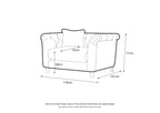 Model 25 - Armchair Velvet Putty