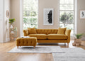 Model 25 - Large Sofa Velvet Ochre