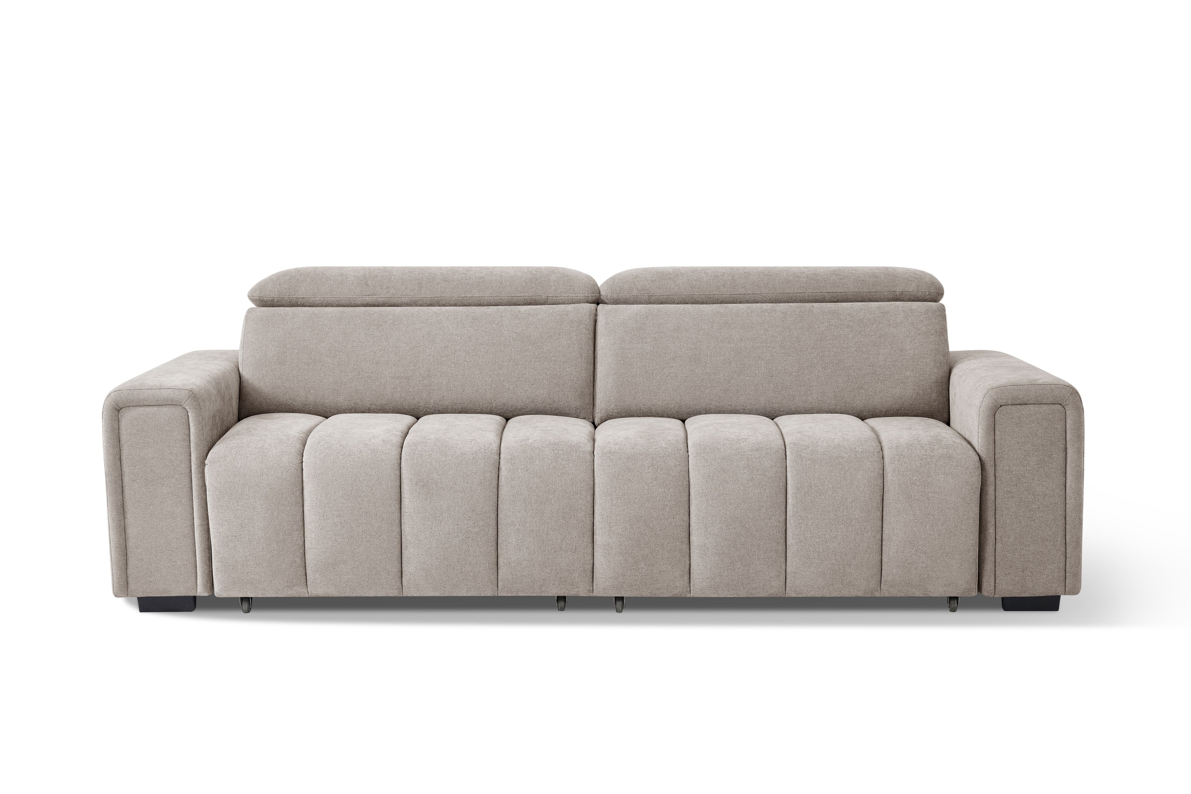 Molly Electric Sofabed Beige 3 Seater