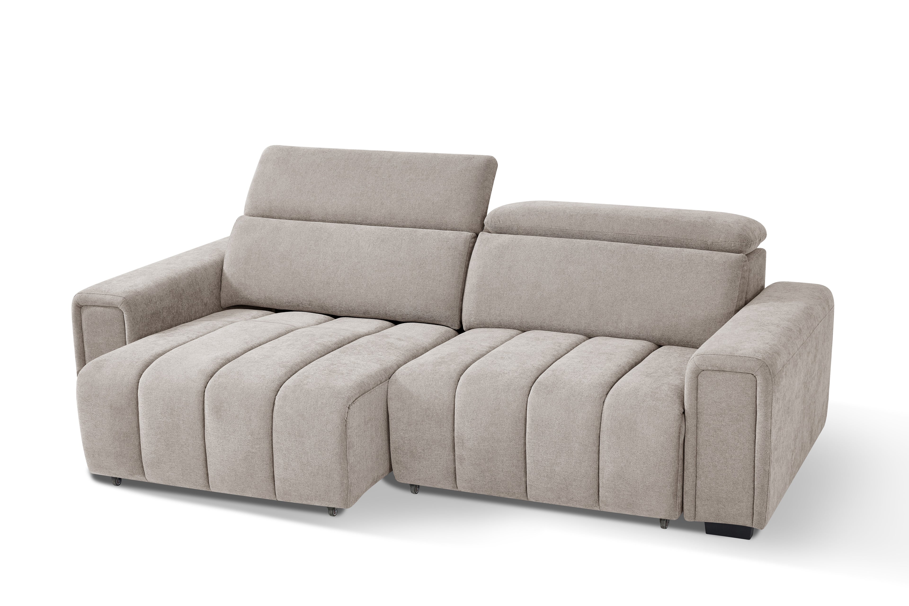 Molly Electric Sofabed Beige 3 Seater