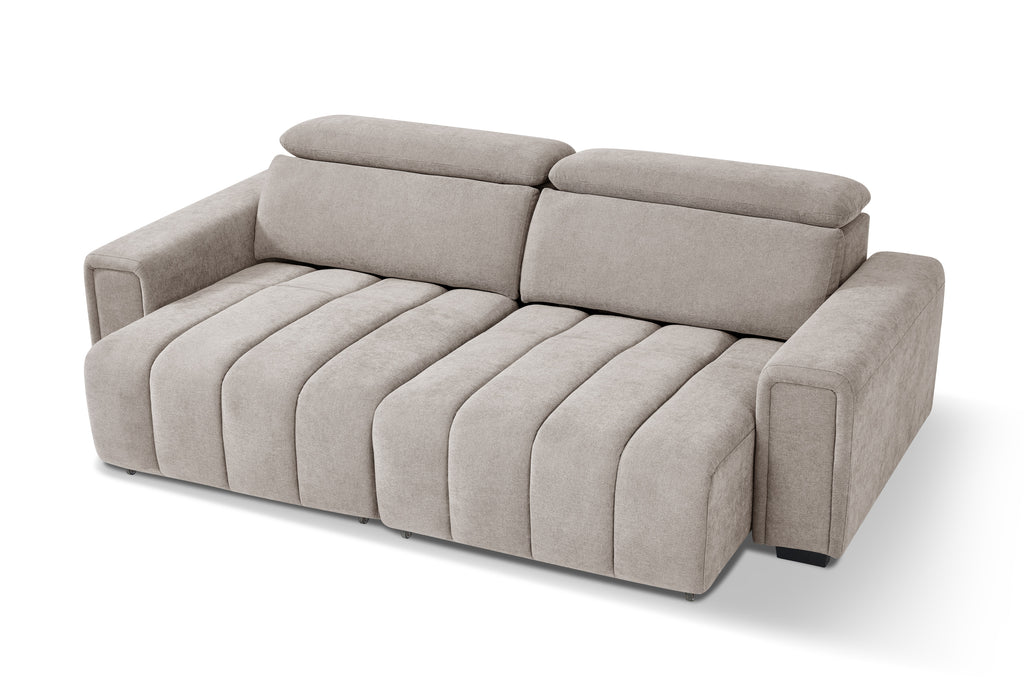Molly Electric Sofabed Beige 3 Seater