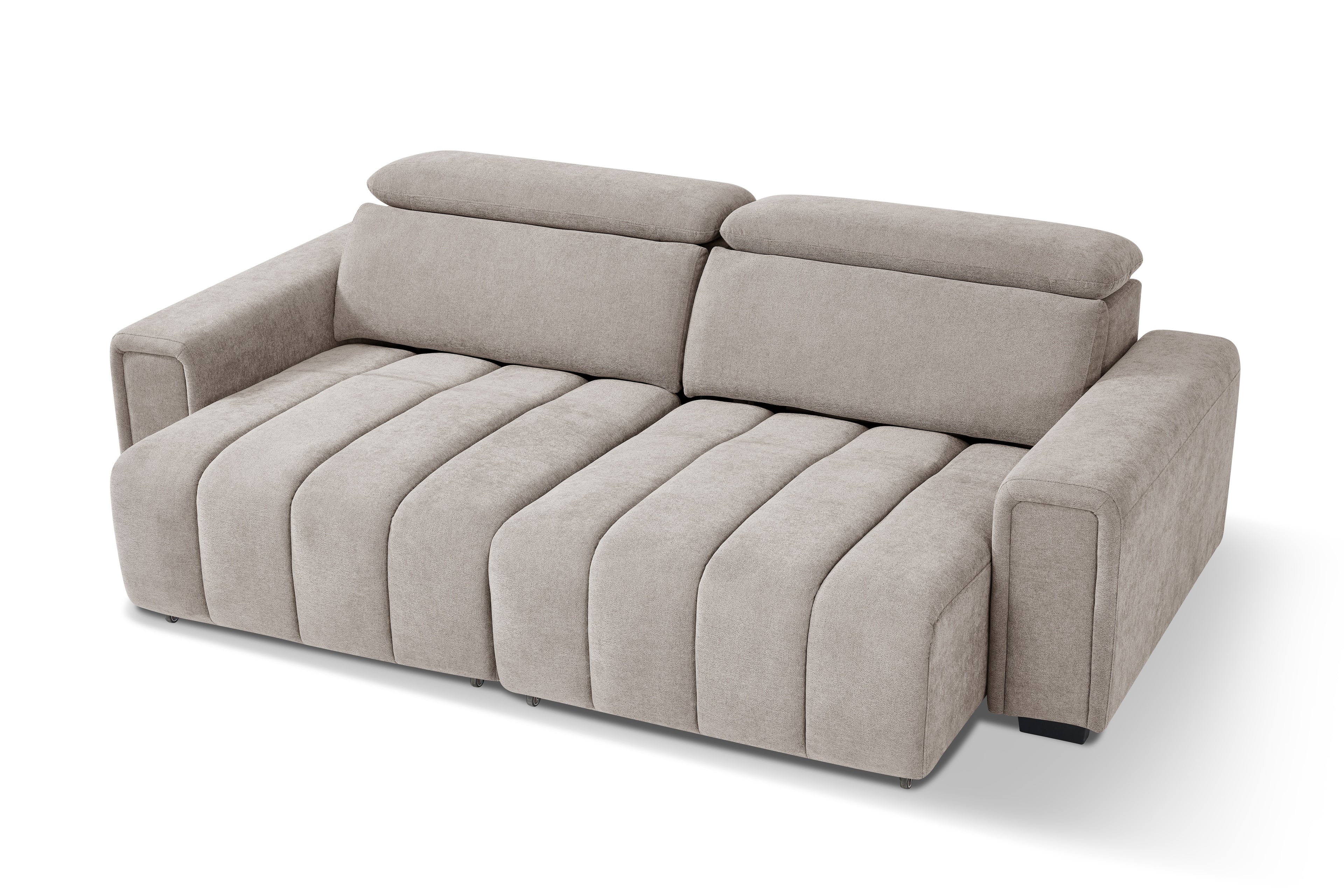 Molly Electric Sofabed Beige 3 Seater