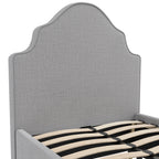 MONTEREY LIGHT GREY SINGLE BED