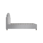 MONTEREY LIGHT GREY SINGLE BED