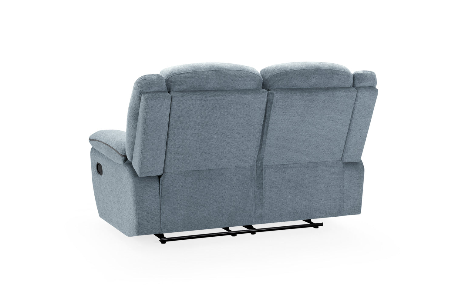 Myra 2 Seater Manual Recliner Grey Fabric
