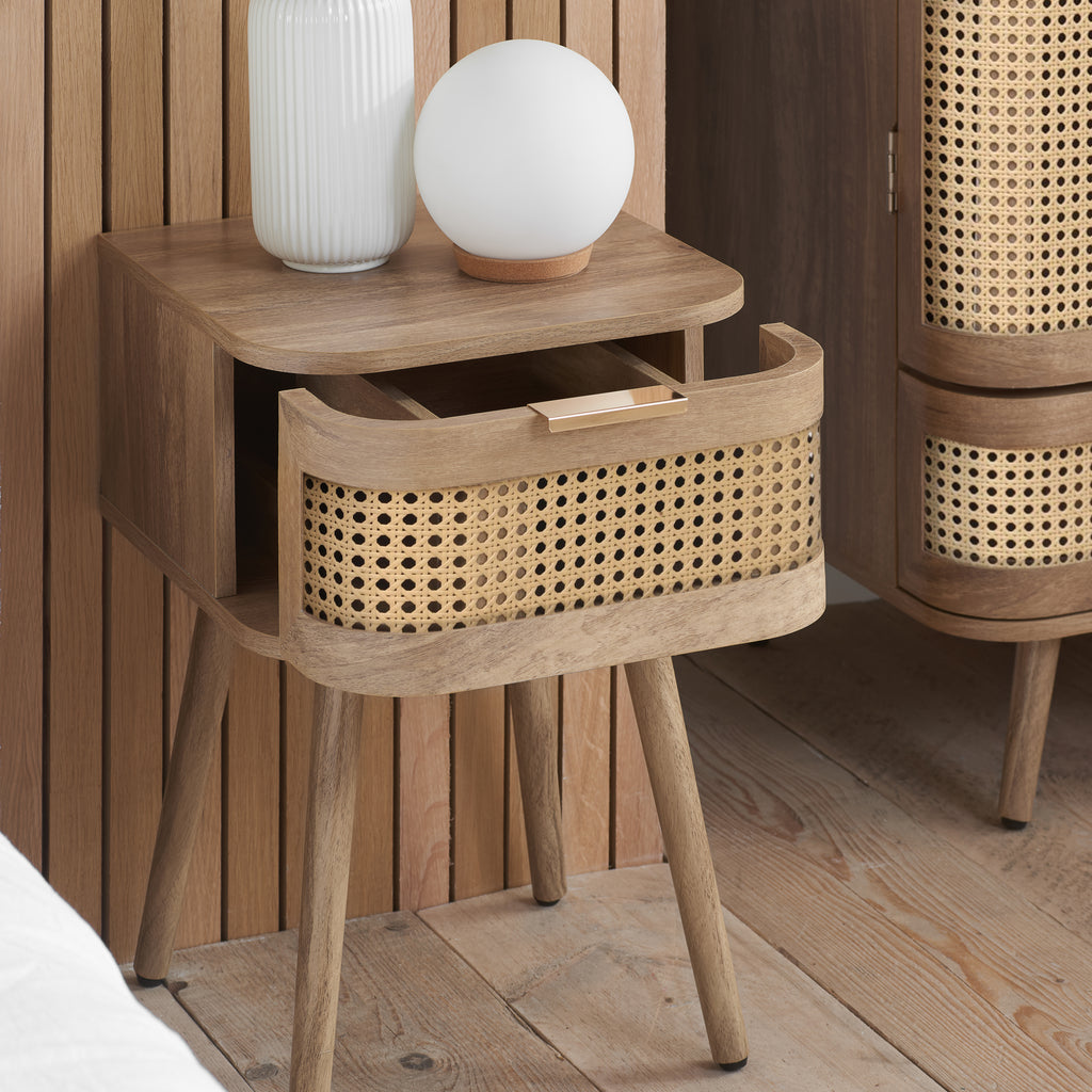 Noah 1 Drawer Bedside